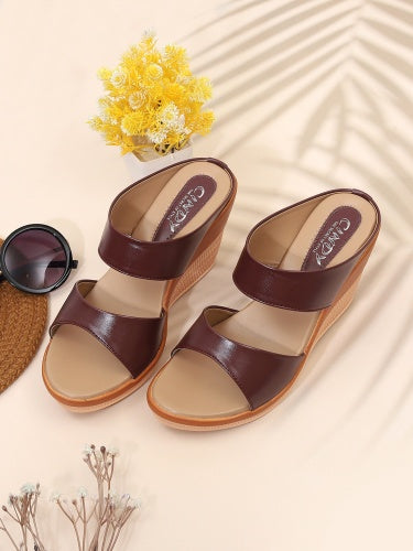 Criss Cross Strapped Styling Wedges