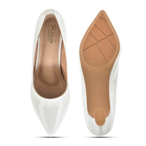 Elegant Charm Block Heel Pumps - Maysun Footwear