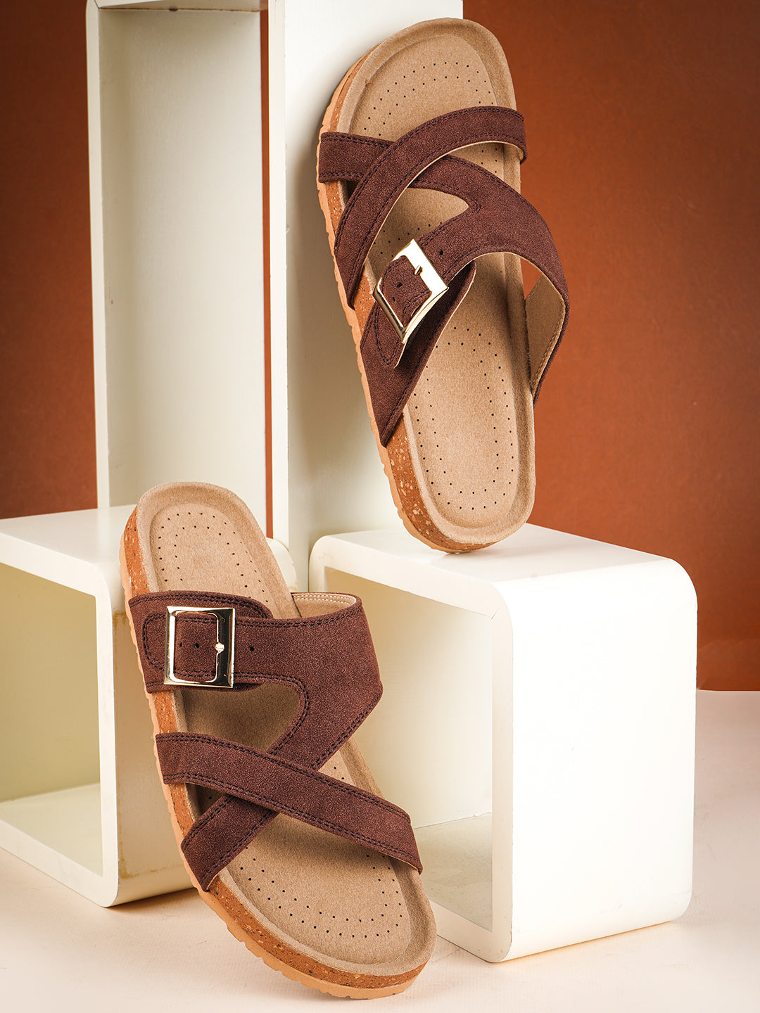 Maysun Buckle Sandal for Women