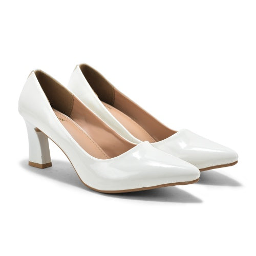 Elegant Charm Block Heel Pumps - Maysun Footwear