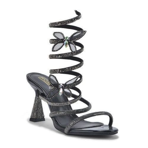 Spiral Ankle Wrap Designer High Heels - Limited Edition - Maysun Footwear