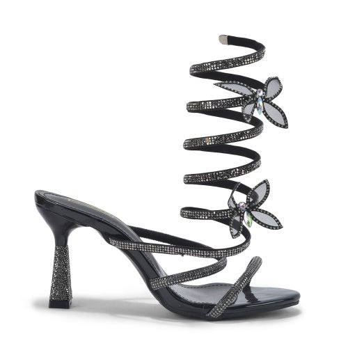 Spiral Ankle Wrap Designer High Heels - Limited Edition - Maysun Footwear