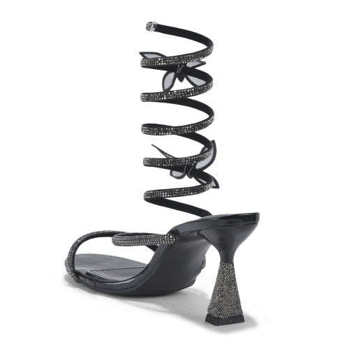 Spiral Ankle Wrap Designer High Heels - Limited Edition - Maysun Footwear