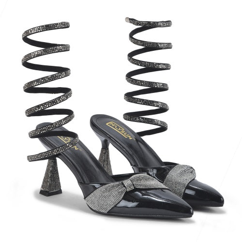 Wraparound Designer Party Heels - Limited Edition - Maysun Footwear